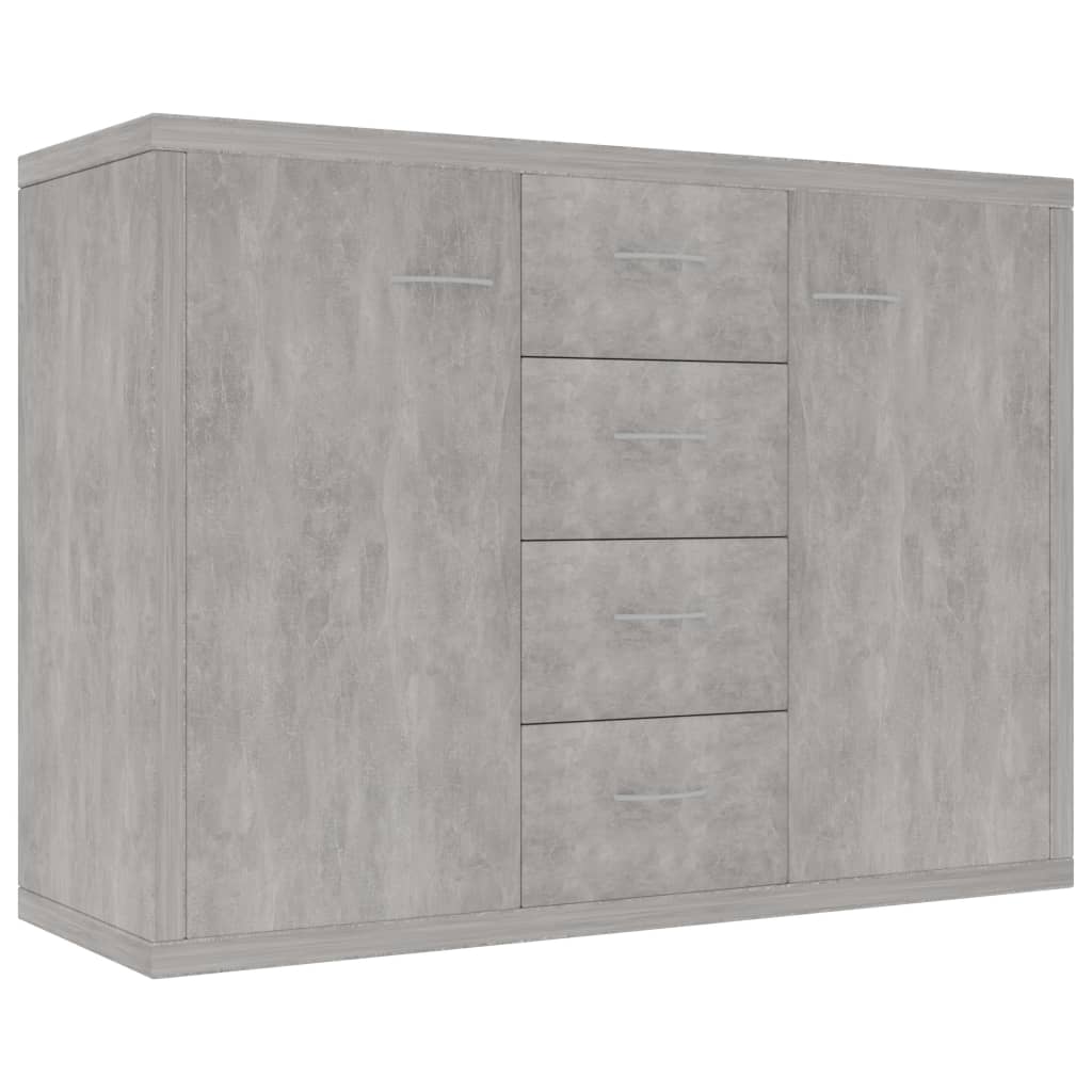Komoda siva boja betona 88 x 30 x 65 cm od konstruiranog drva