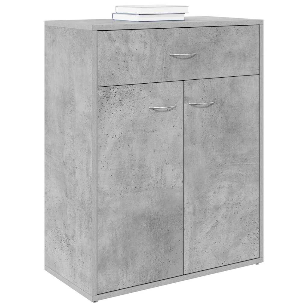 Komoda siva boja betona 60 x 30 x 75 cm od konstruiranog drva