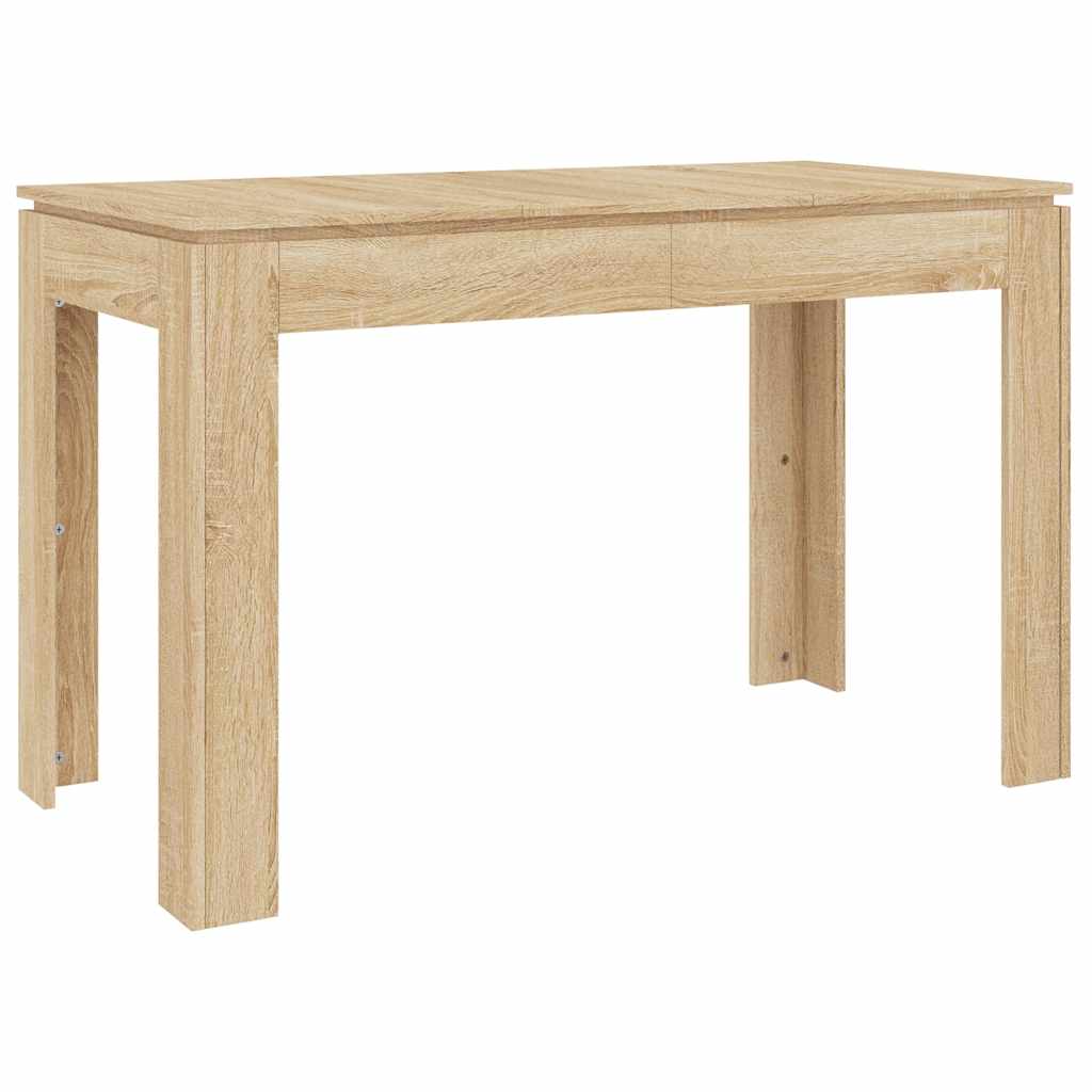 Blagovaonski stol boja hrasta 120x60x76 cm konstruirano drvo