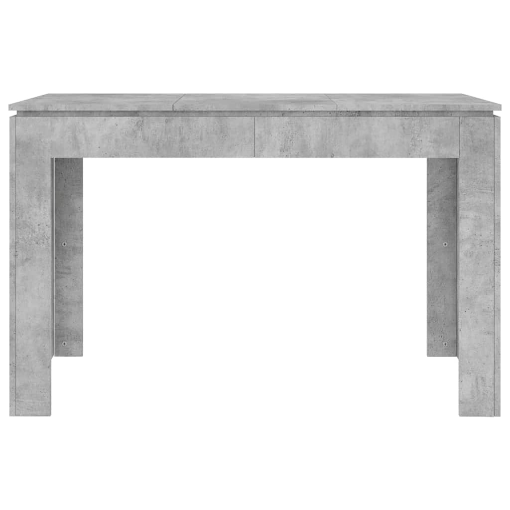 Blagovaonski stol boja betona 120x60x76 cm konstruirano drvo