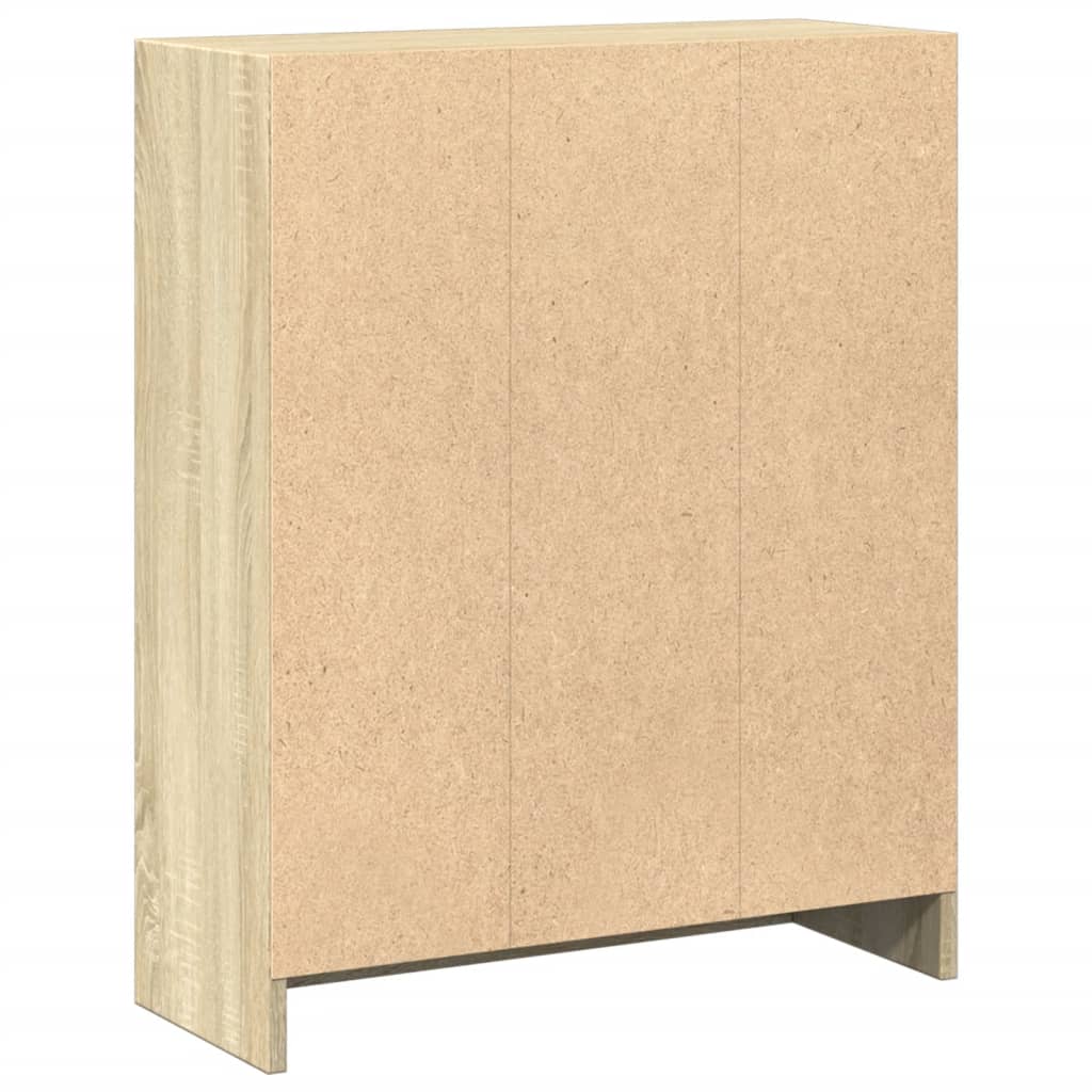 Polica za knjige hrast sonoma 60x24x76 cm konstruirano drvo