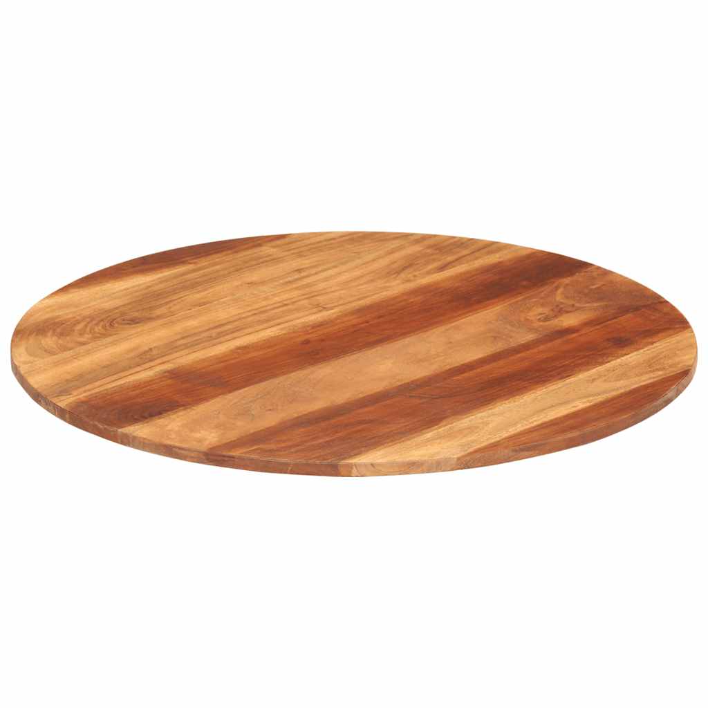 Stolna ploča od masivnog drva bagrema okrugla 15 - 16 mm 70 cm