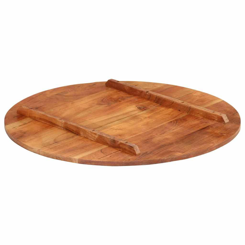 Stolna ploča od masivnog drva bagrema okrugla 15 - 16 mm 70 cm