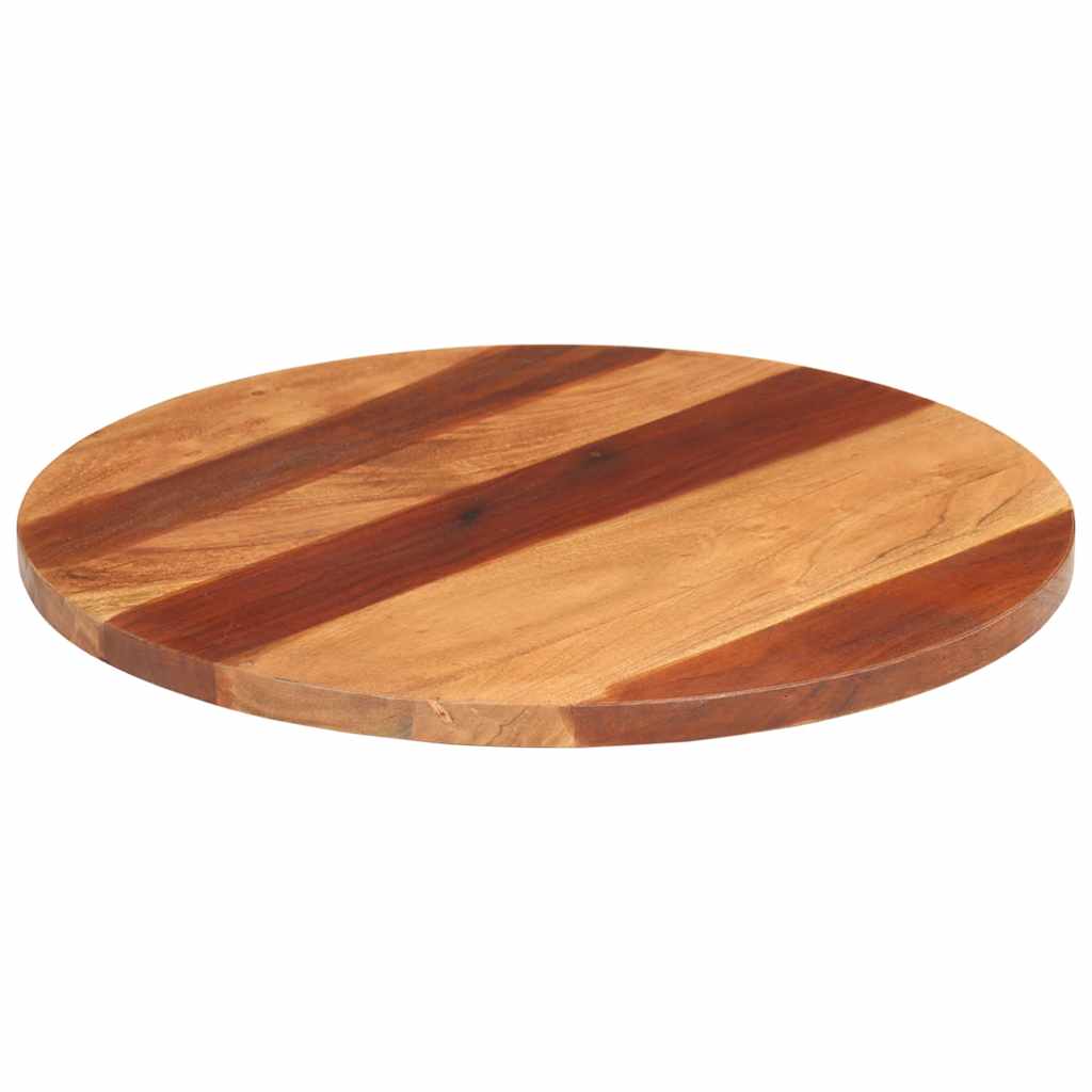 Stolna ploča od masivnog drva bagrema okrugla 25 - 27 mm 60 cm