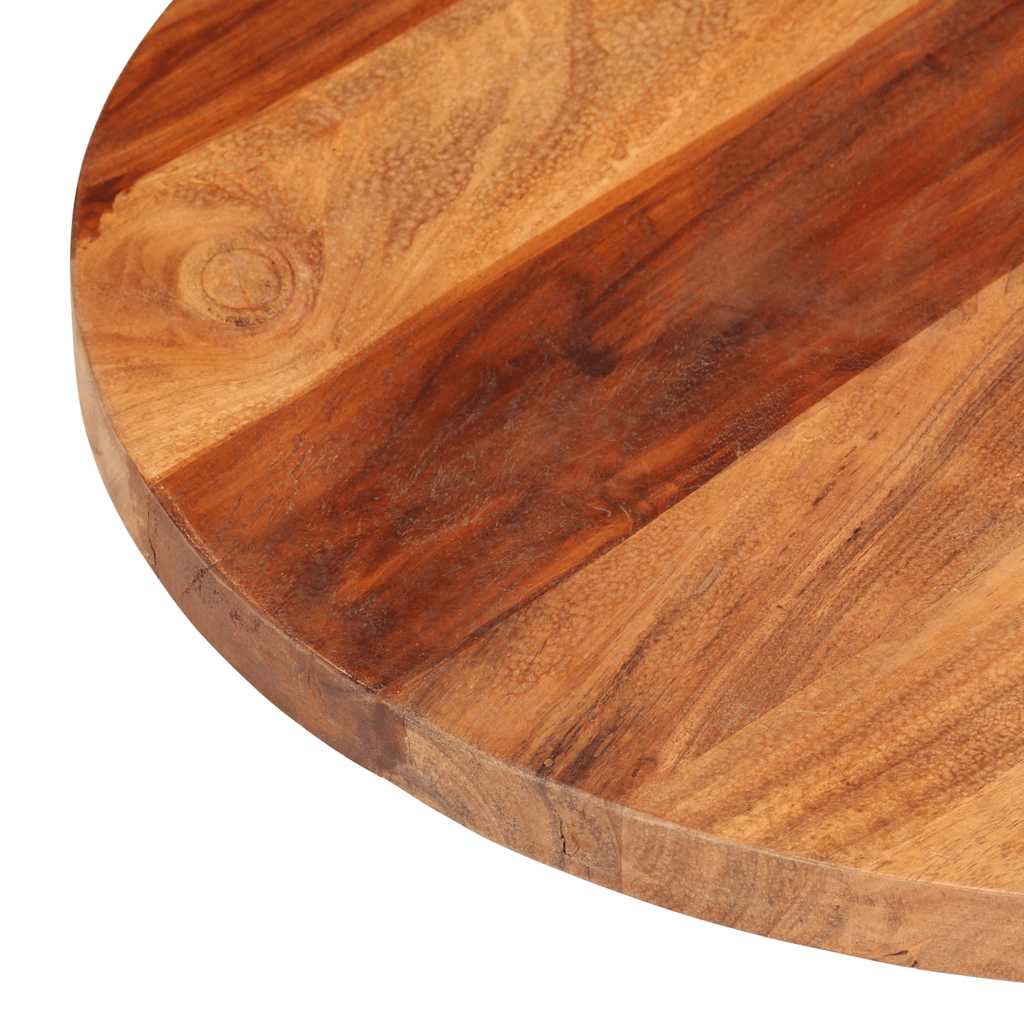 Stolna ploča od masivnog drva bagrema okrugla 25 - 27 mm 60 cm