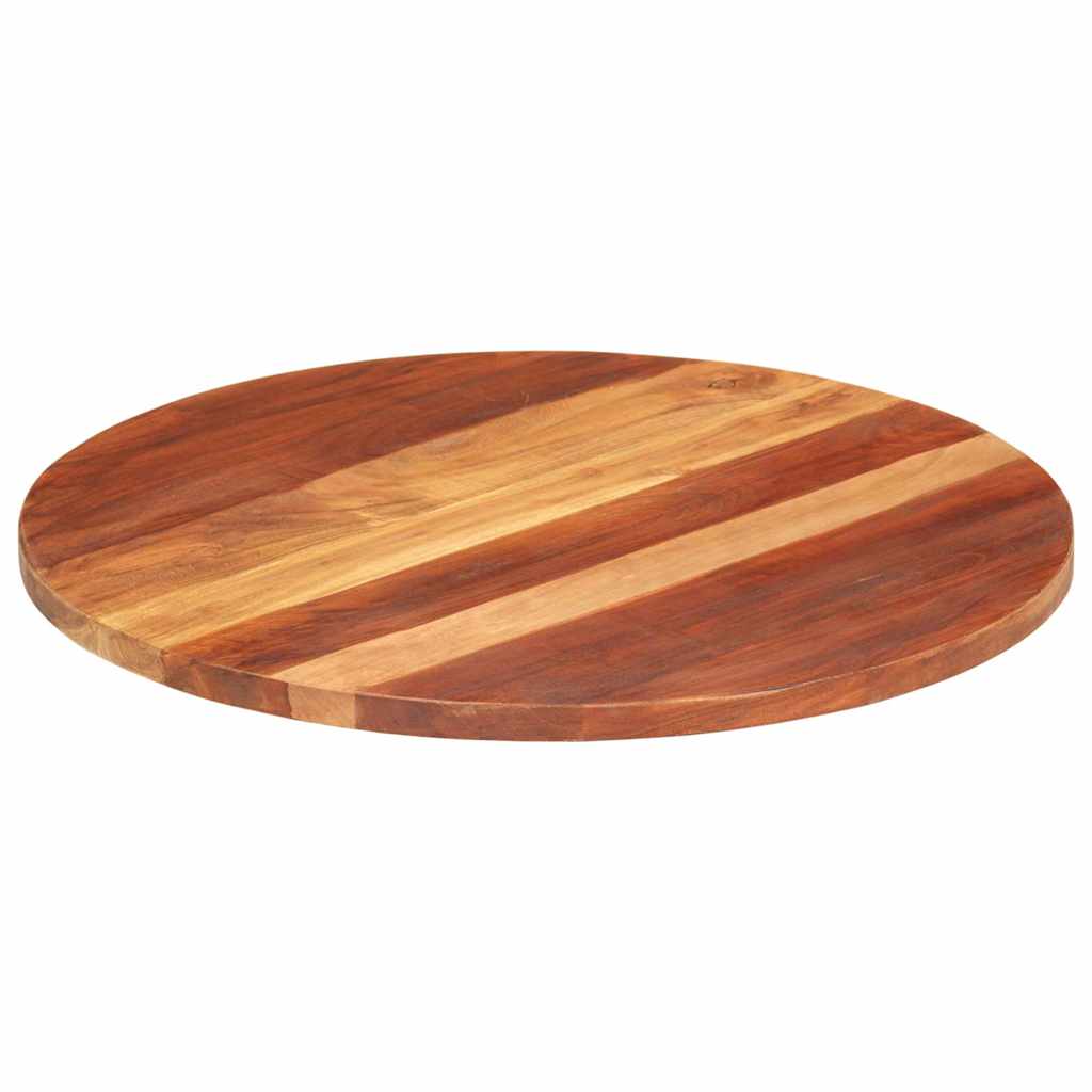 Stolna ploča od masivnog drva bagrema okrugla 25 - 27 mm 70 cm