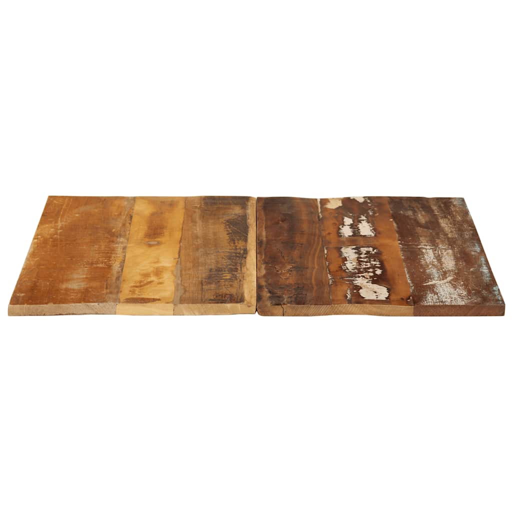 Četvrtasta stolna ploča 70x70 cm 15 - 16 mm od obnovljenog drva