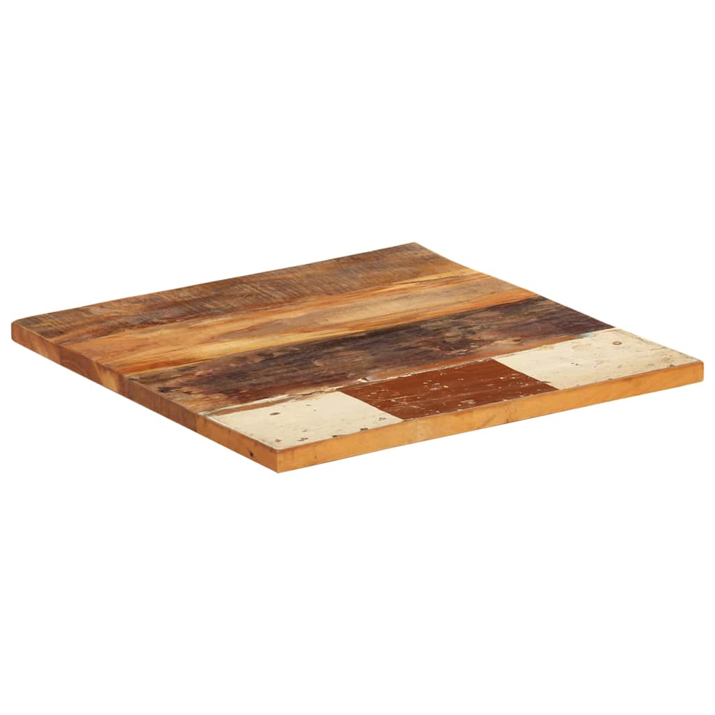 Četvrtasta stolna ploča 60x60 cm 25 - 27 mm od obnovljenog drva