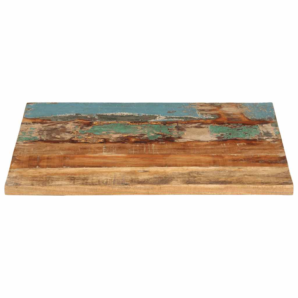 Pravokutna stolna ploča 60 x 70 cm 25 - 27 mm obnovljeno drvo
