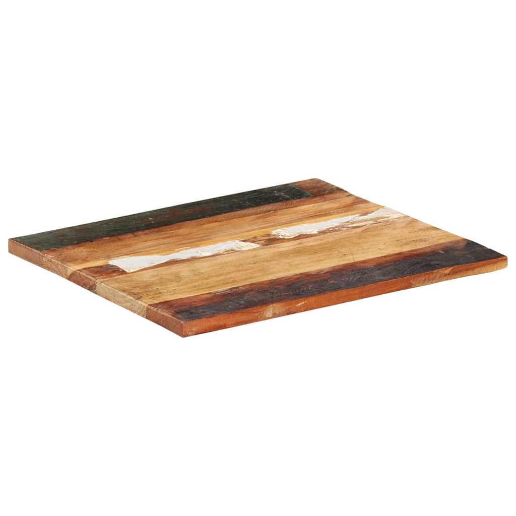 Pravokutna stolna ploča 60 x 70 cm 25 - 27 mm obnovljeno drvo