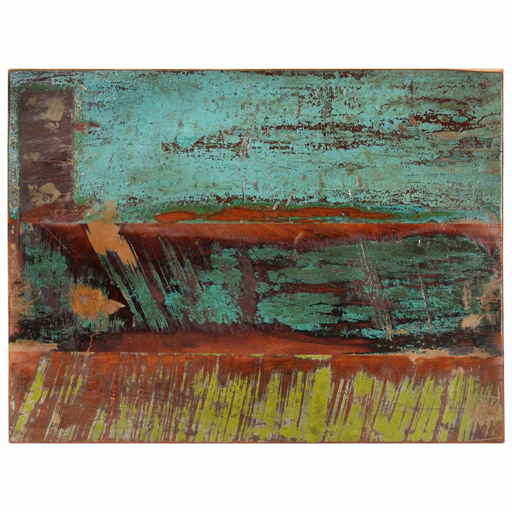 Pravokutna stolna ploča 60 x 80 cm 25 - 27 mm obnovljeno drvo
