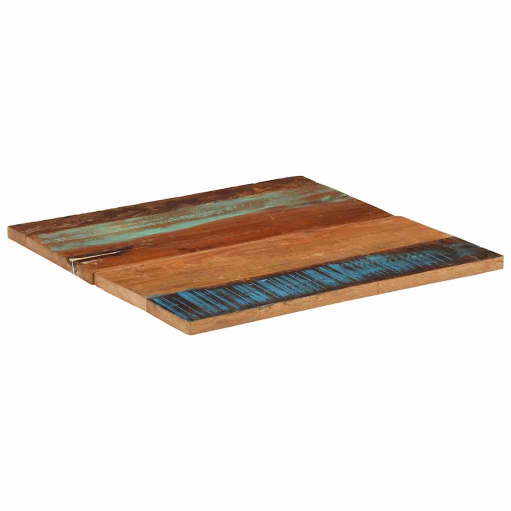 Četvrtasta stolna ploča 70x70 cm 25 - 27 mm od obnovljenog drva