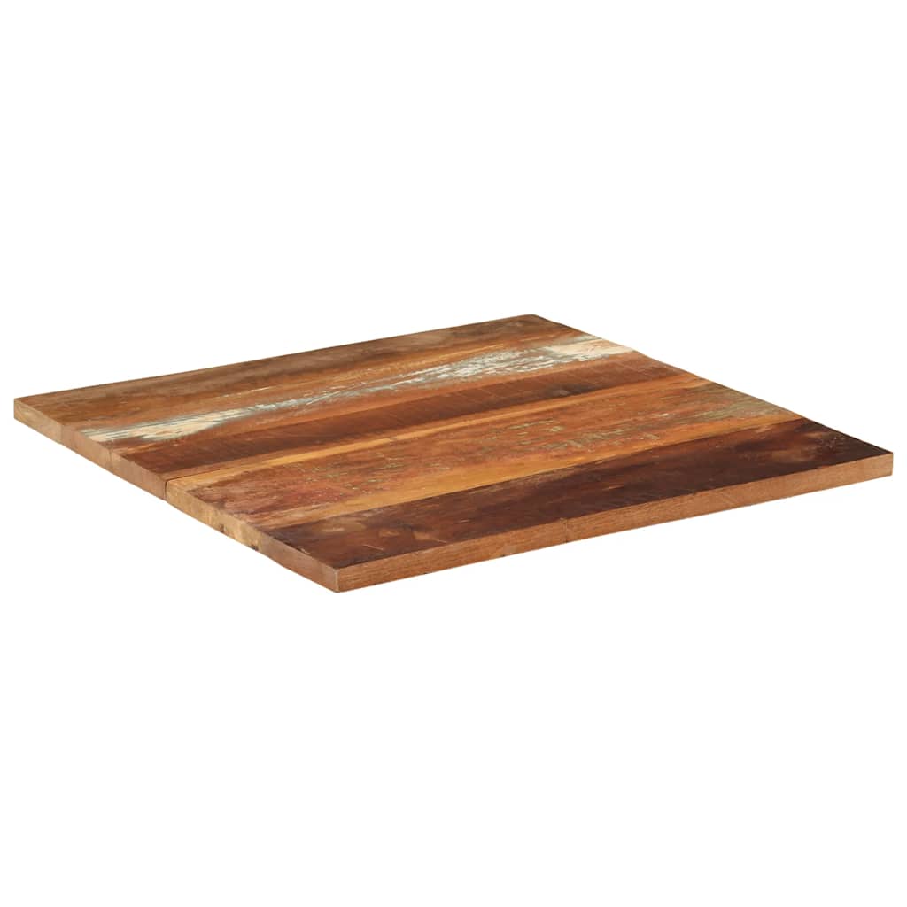 Četvrtasta stolna ploča 70x70 cm 25 - 27 mm od obnovljenog drva