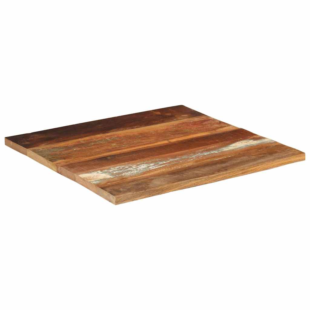 Četvrtasta stolna ploča 70x70 cm 25 - 27 mm od obnovljenog drva