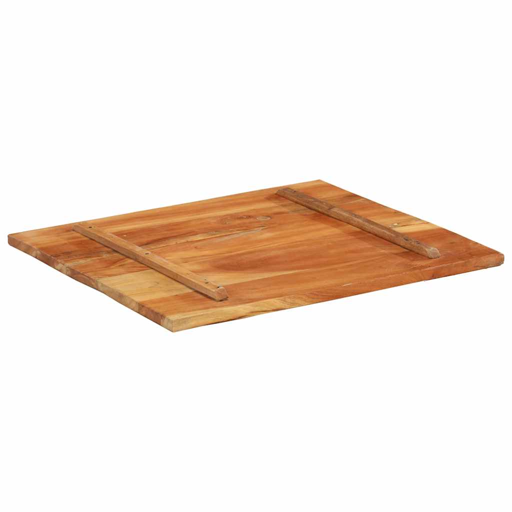 Pravokutna stolna ploča 70 x 80 cm 25 - 27 mm obnovljeno drvo