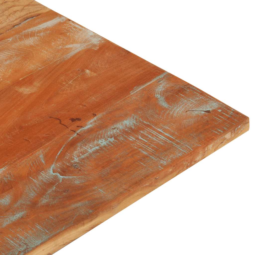 Pravokutna stolna ploča 70 x 80 cm 25 - 27 mm obnovljeno drvo