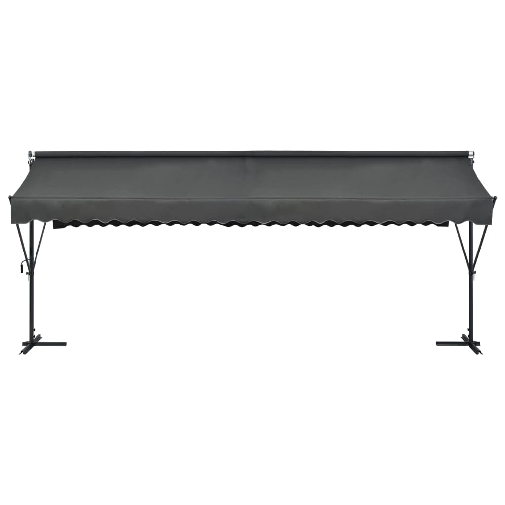 Samostojeća tenda 600 x 300 cm antracit