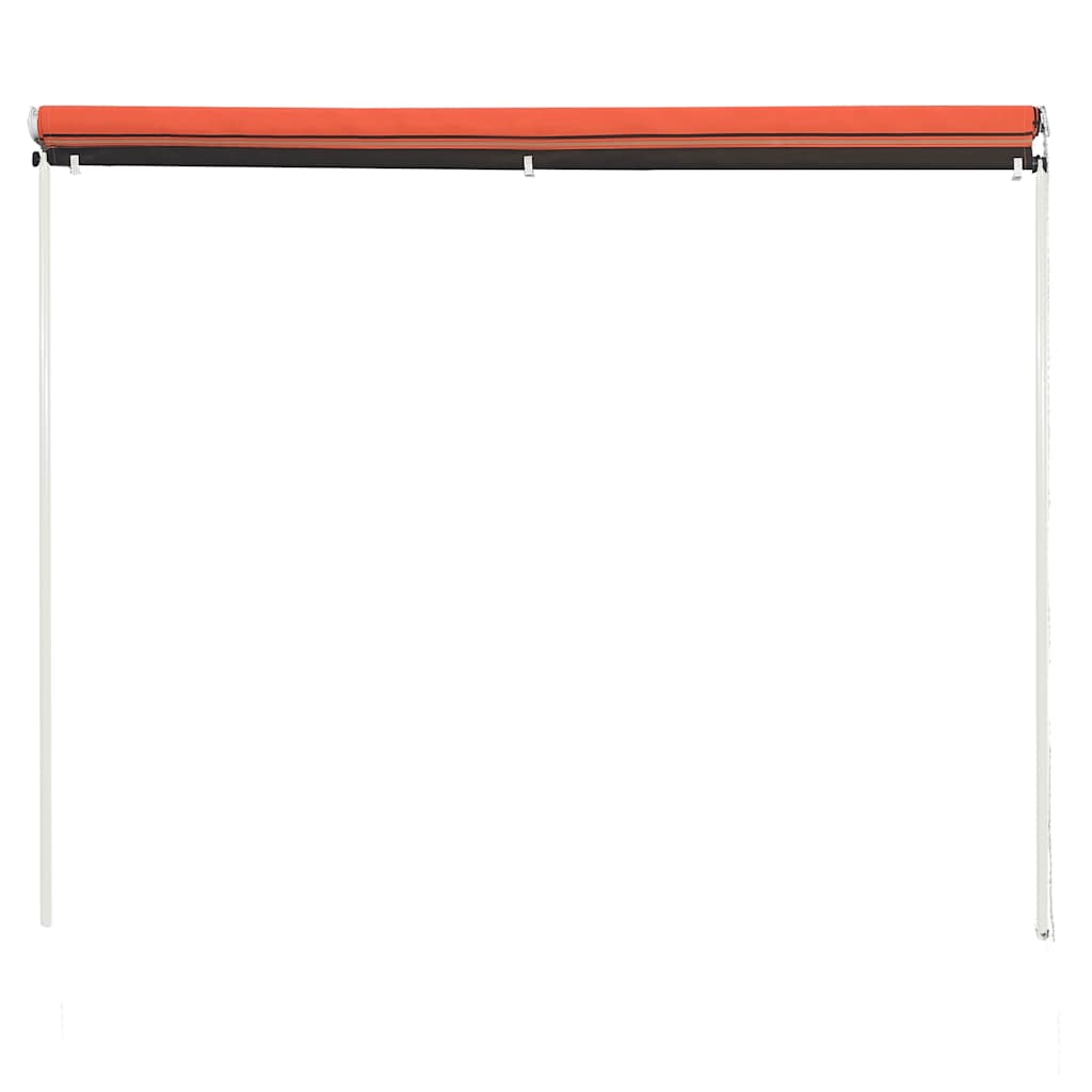 Tenda na uvlačenje 150 x 150 cm narančasto-smeđa
