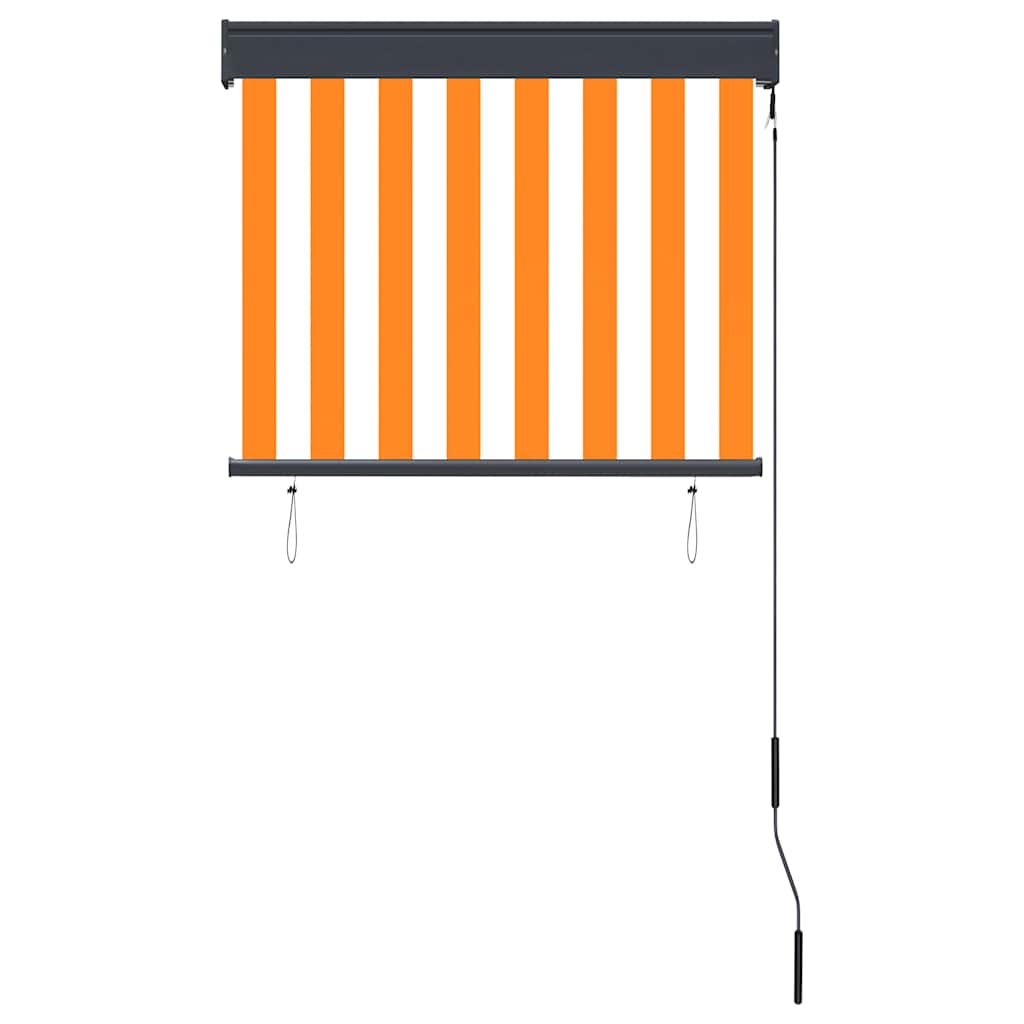 Vanjska roleta 80 x 250 cm bijelo-narančasta