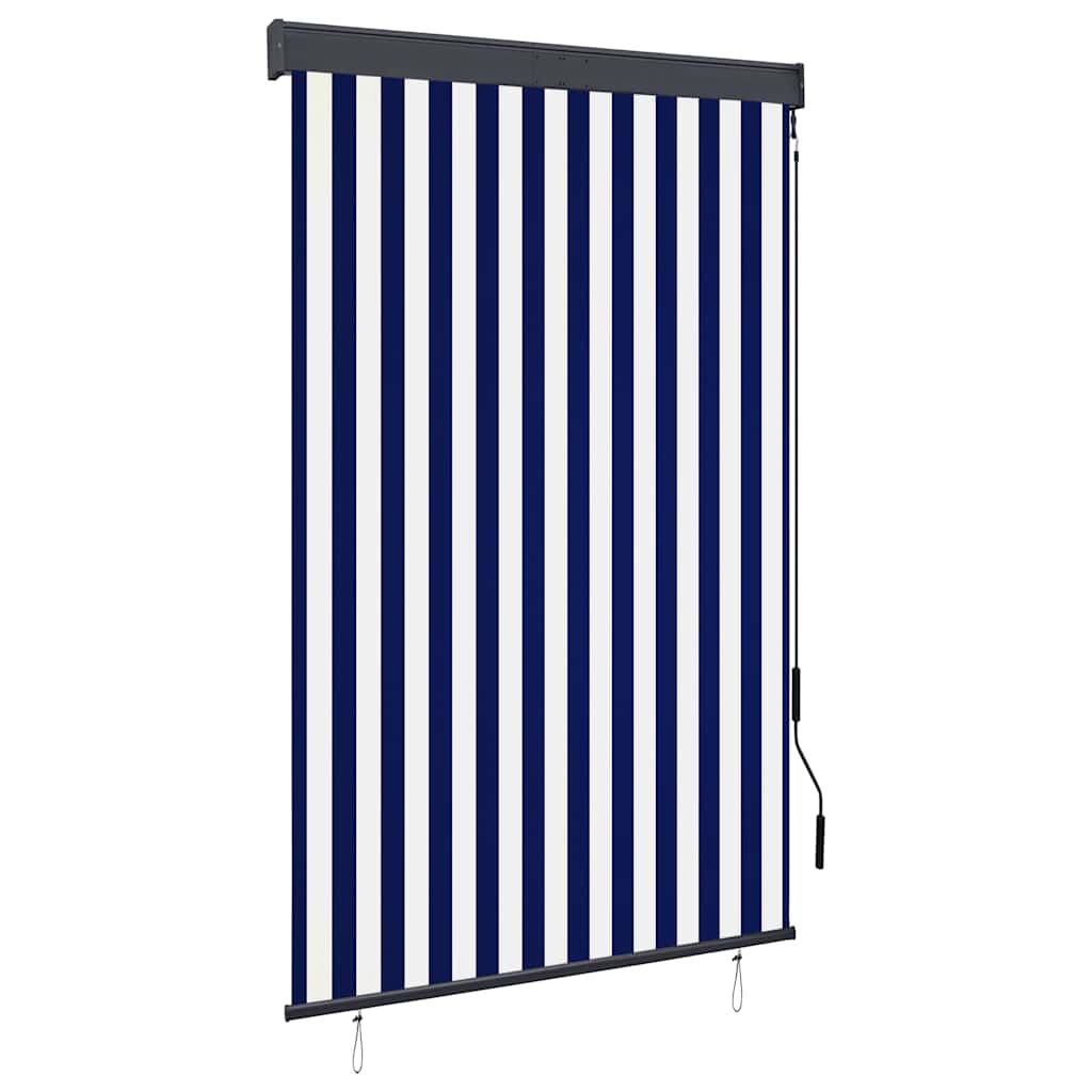 Vanjska roleta 120 x 250 cm plavo-bijela