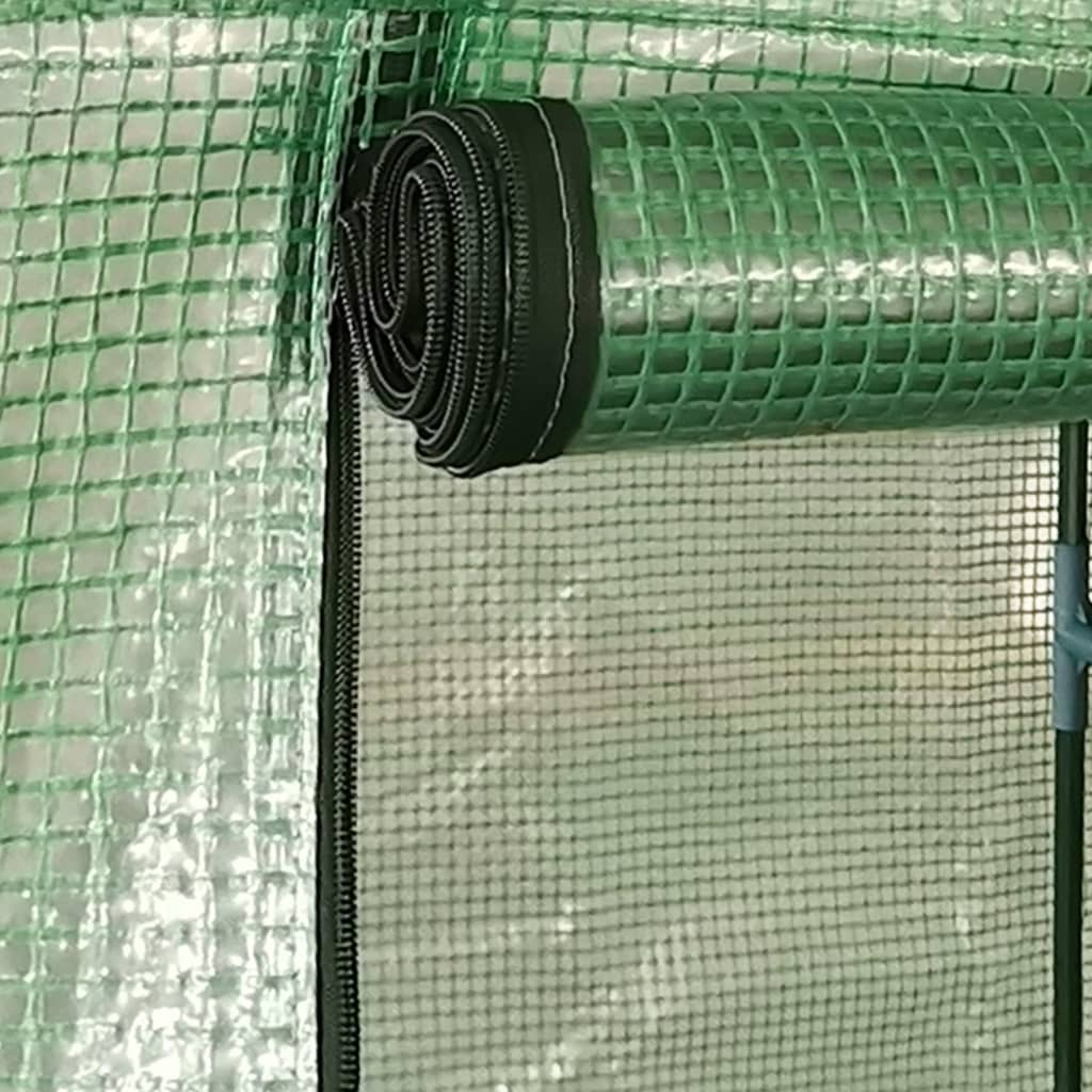 Plastenik s čeličnim okvirom 0,5 m² 1 x 0,5 x 1,9 m