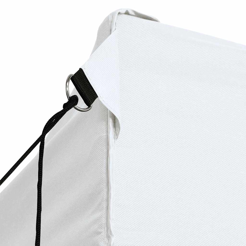 Profesionalni sklopivi šator za zabave 280x410x315 cm čelični bijeli