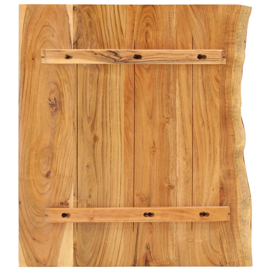 Vrh za kupaonski ormarić od bagremovog drva 80x52x2,5 cm