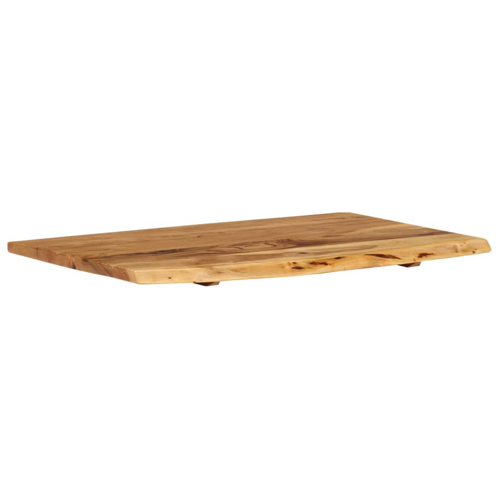 Vrh za kupaonski ormarić od bagremovog drva 80x52x2,5 cm