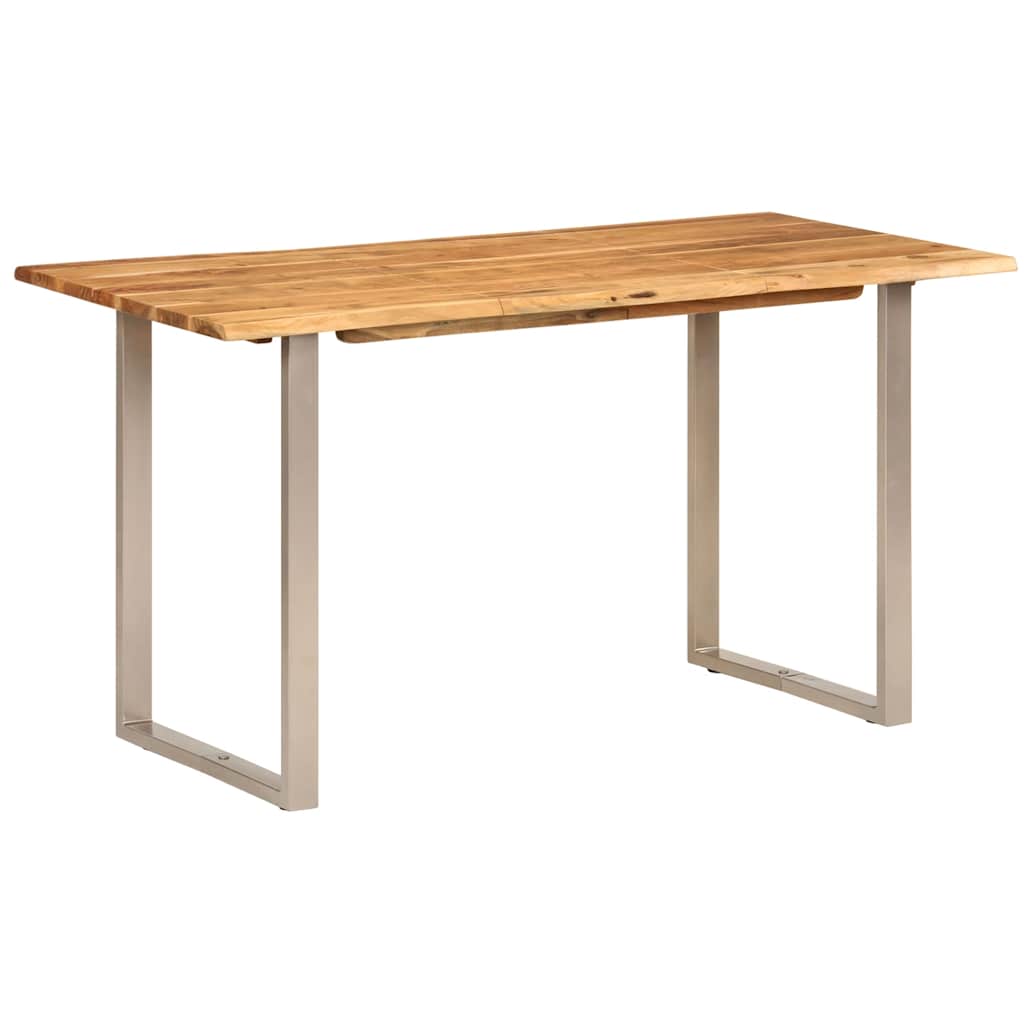 Blagovaonski stol od masivnog bagremovog drva 140 x 70 x 76 cm