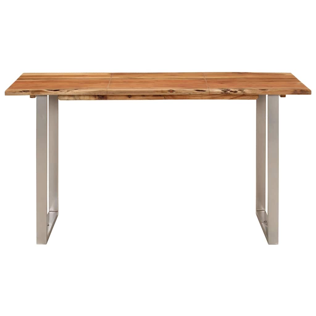 Blagovaonski stol od masivnog bagremovog drva 140 x 70 x 76 cm