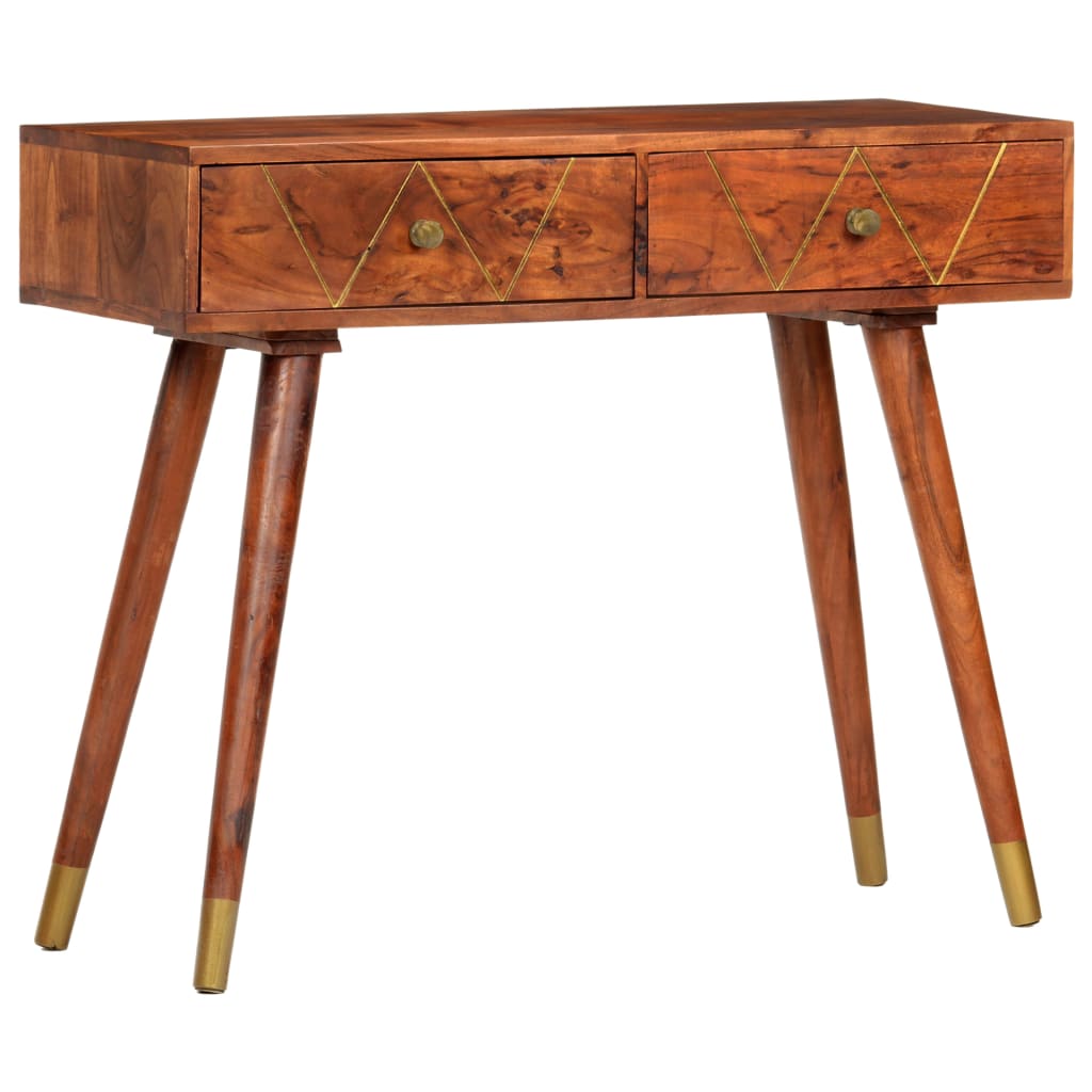 Konzolni stol od masivnog bagremovog drva 90 x 35 x 76 cm