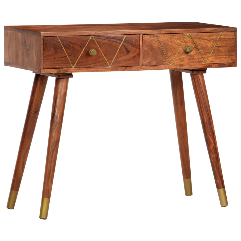 Konzolni stol od masivnog bagremovog drva 90 x 35 x 76 cm