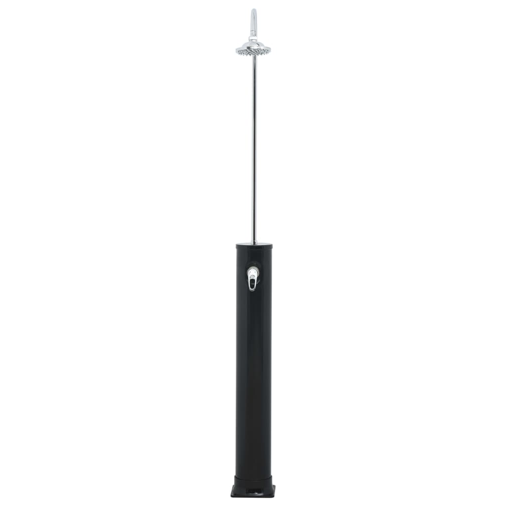 Solarni tuš crni 214 cm 20 L