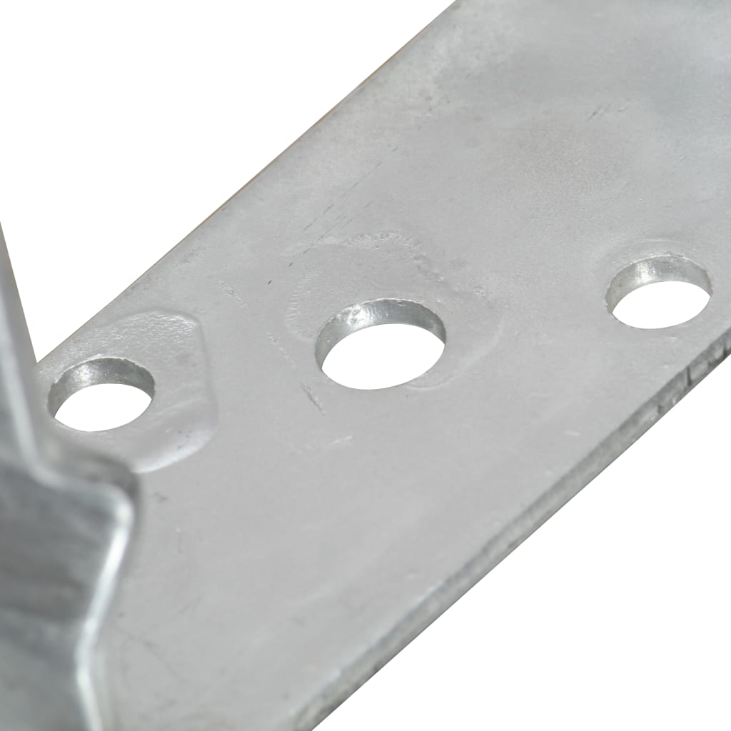 Sidra za ogradu 6 kom srebrna 8 x 6 x 15 cm pocinčani čelik