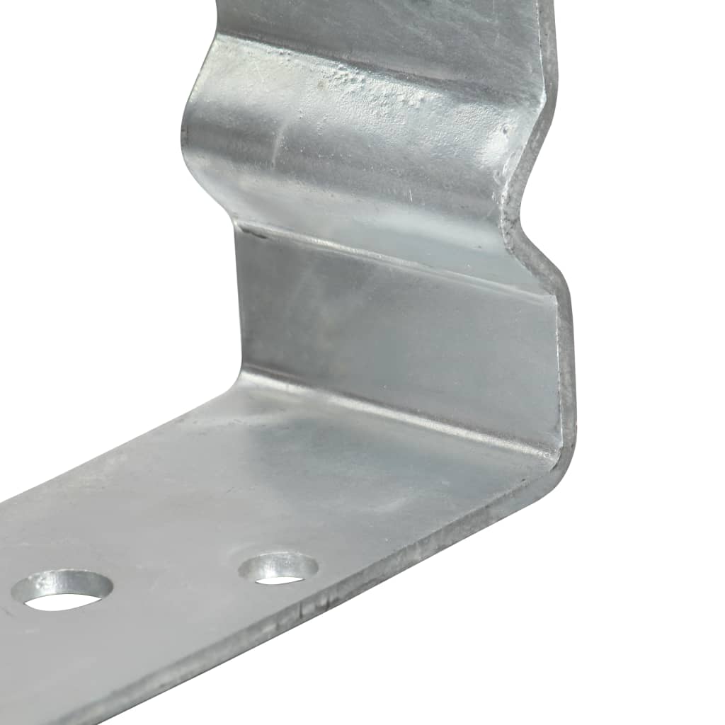 Sidra za ogradu 12 kom srebrna 8 x 6 x 15 cm pocinčani čelik