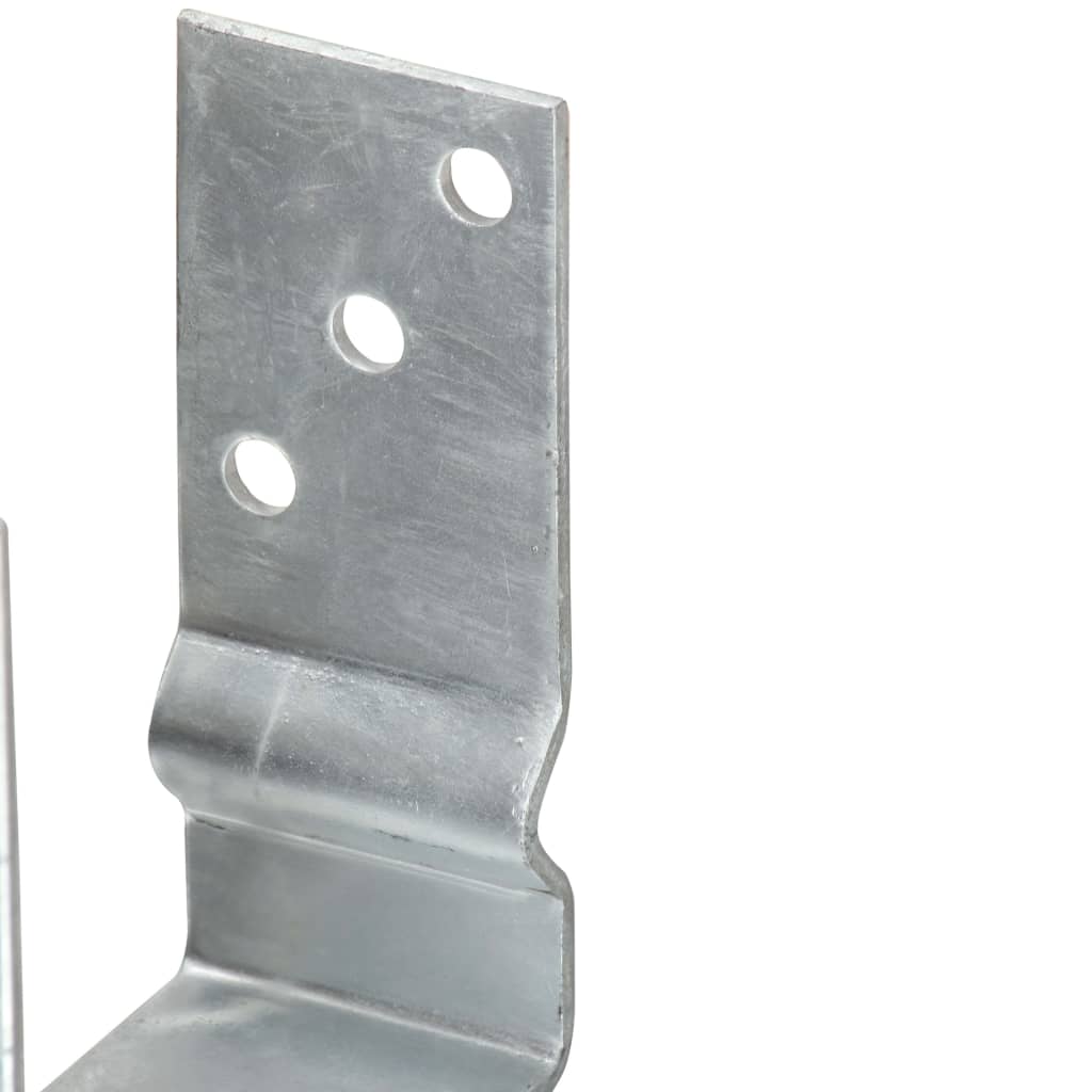 Sidra za ogradu 12 kom srebrna 9 x 6 x 15 cm pocinčani čelik