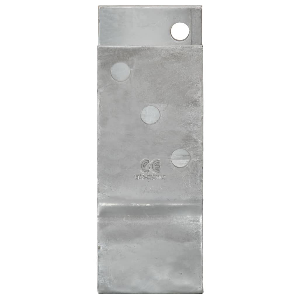 Sidra za ogradu 6 kom srebrna 10 x 6 x 15 cm pocinčani čelik