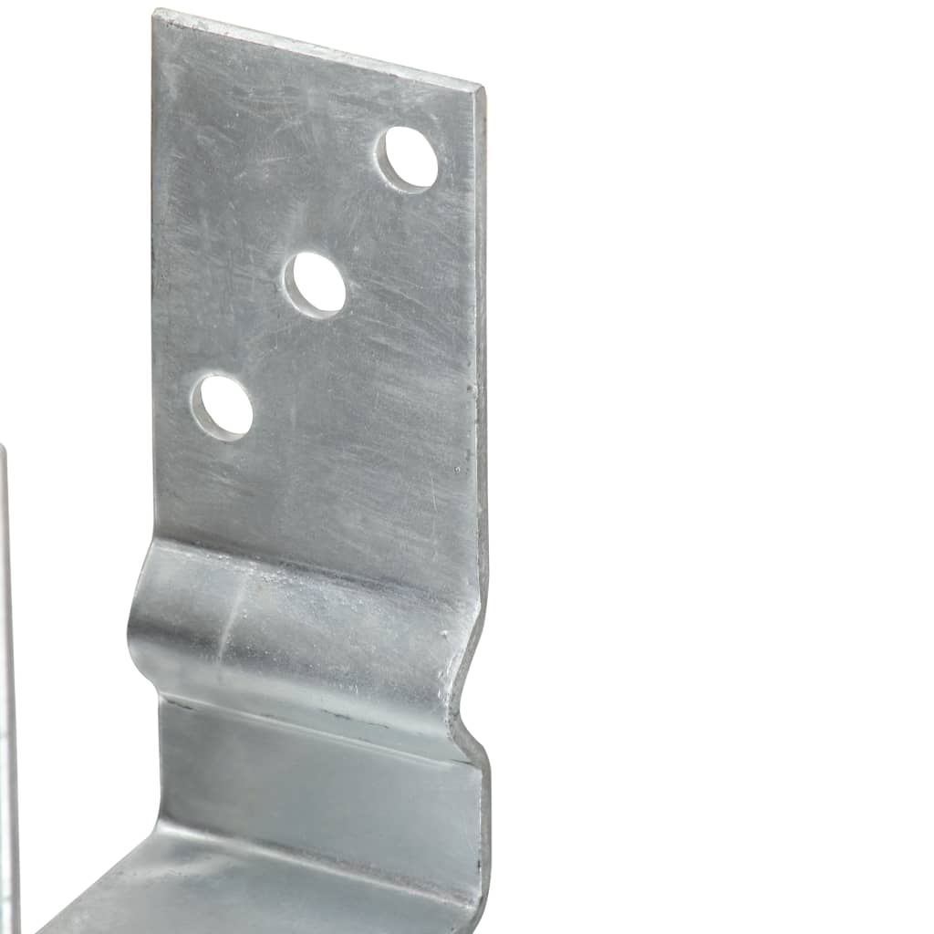 Sidra za ogradu 12 kom srebrna 12 x 6 x 15 cm pocinčani čelik