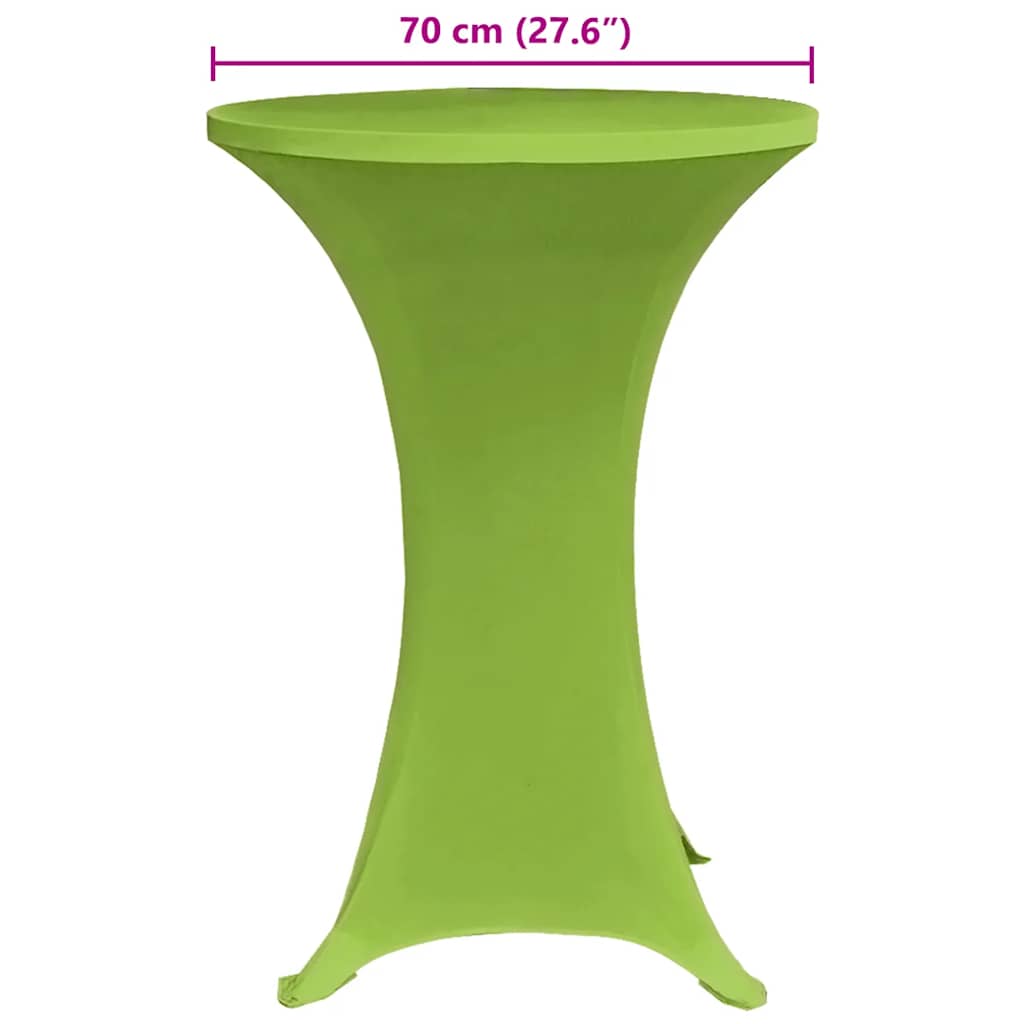 Rastezljivi stolnjak 4 kom 70 cm zeleni