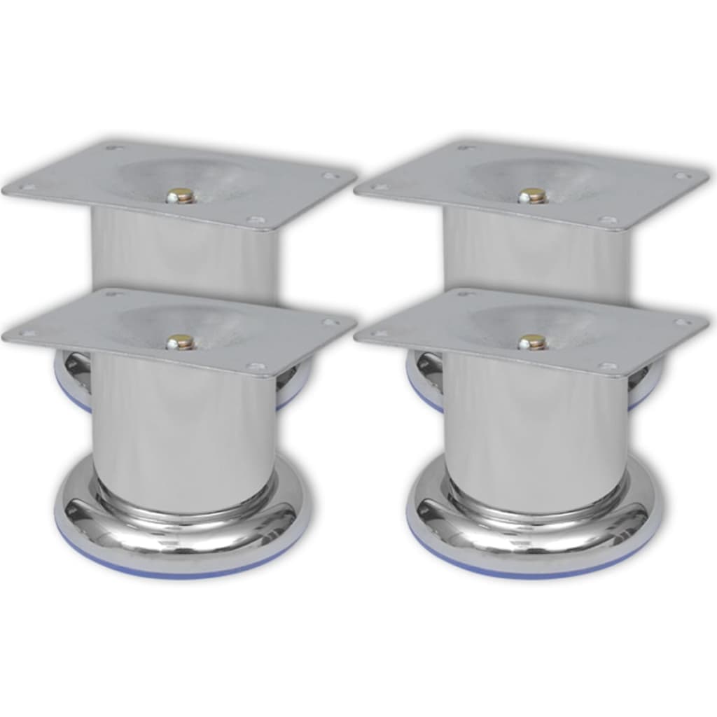 Okrugle noge za kauč 8 kom kromirane 60 mm