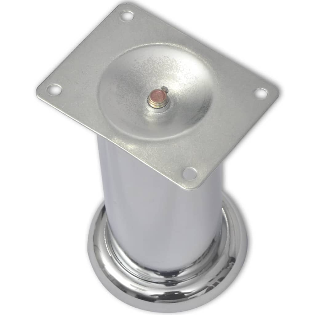 Okrugle noge za kauč 8 kom kromirane 120 mm