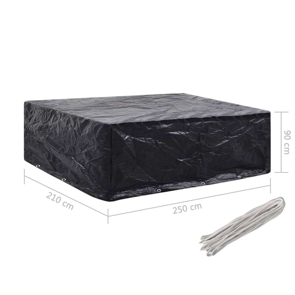 Navlake za vrtni namještaj s 8 ušica 2 kom 250 x 210 x 90 cm
