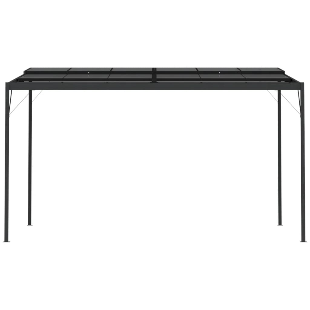 Sjenica s krovom antracit 4 x 3 x 2,5 m od aluminija i čelika