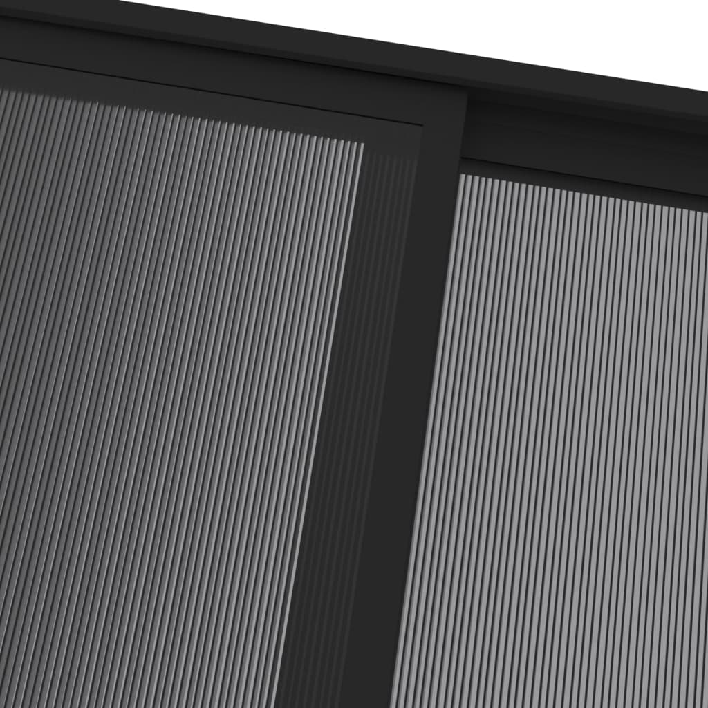 Sjenica s krovom antracit 4 x 3 x 2,5 m od aluminija i čelika