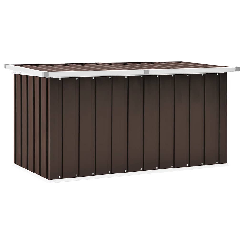 Vrtna kutija za pohranu smeđa 129x67x65 cm