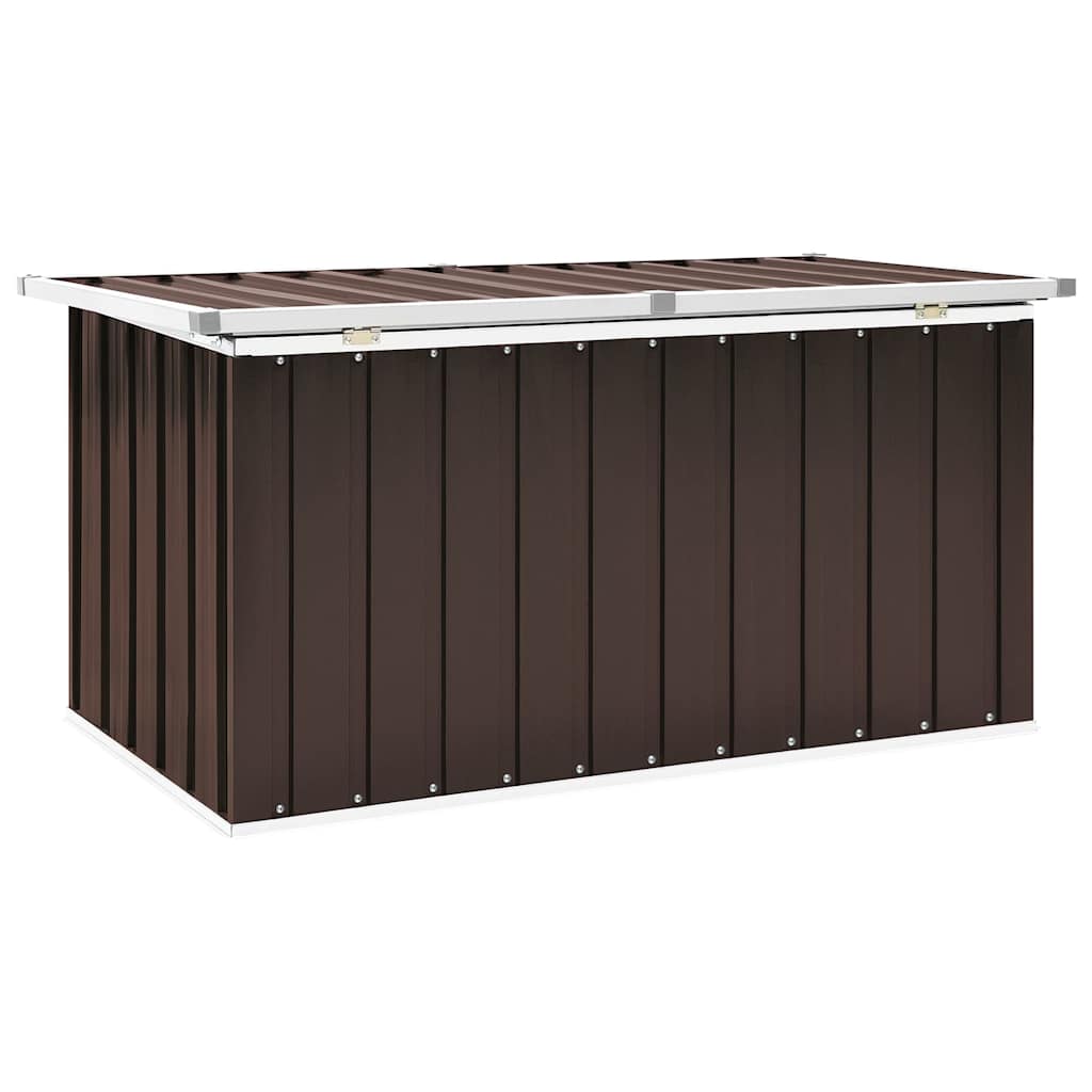 Vrtna kutija za pohranu smeđa 129x67x65 cm