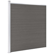 Vrtna ograda WPC 175 x 186 cm siva