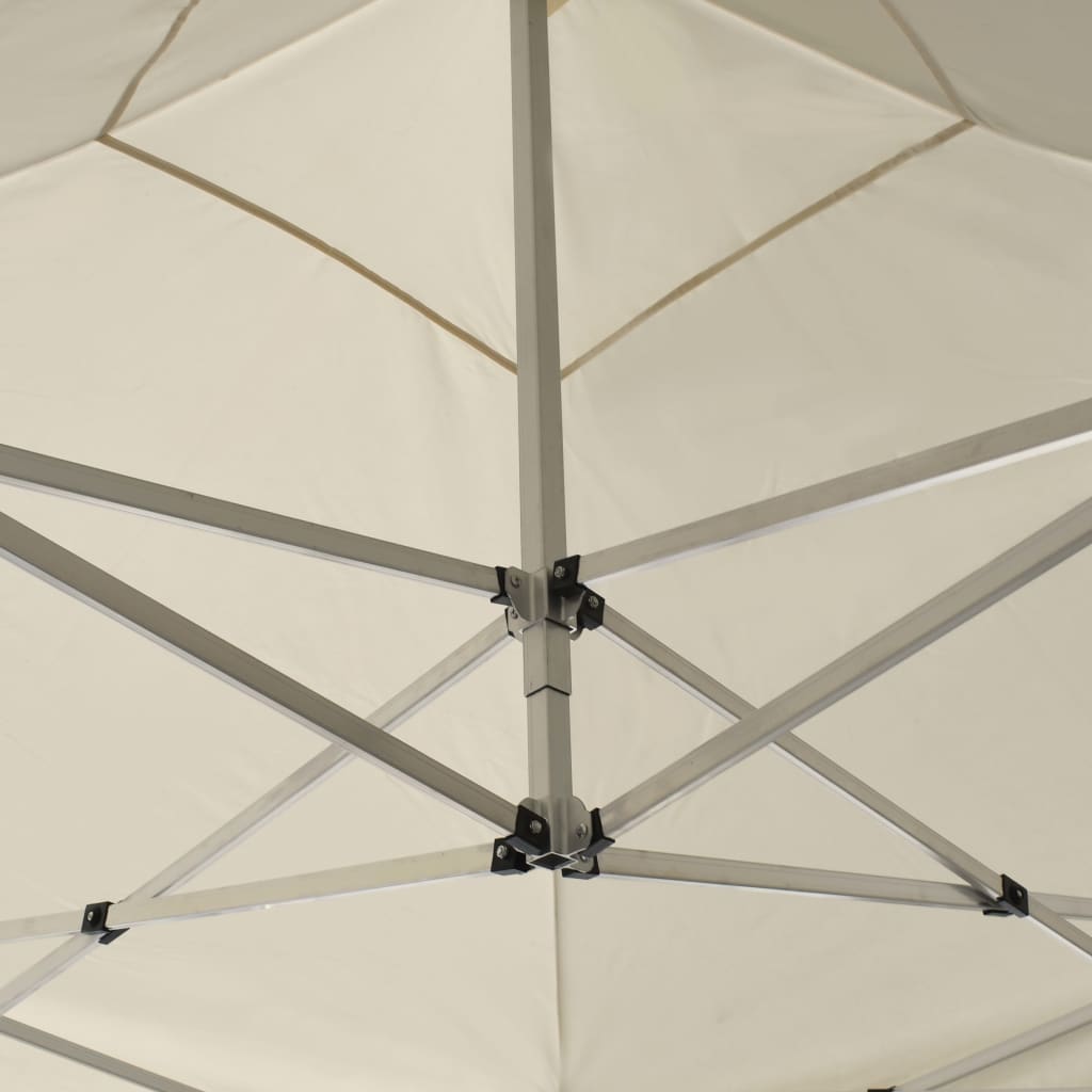 Profesionalni sklopivi šator za zabave aluminijski 2 x 2 m krem