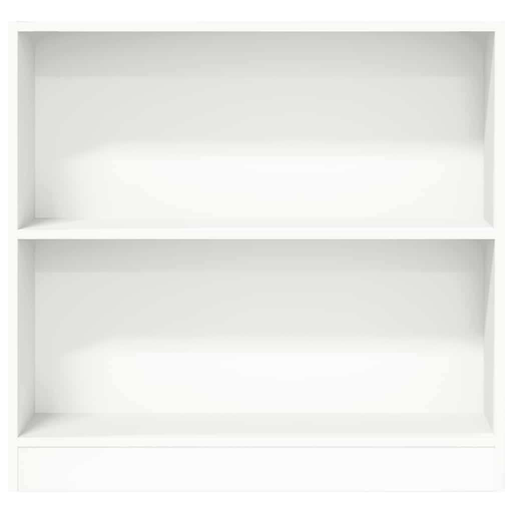 Polica za knjige bijela 80x24x75 cm izrađeno drvo