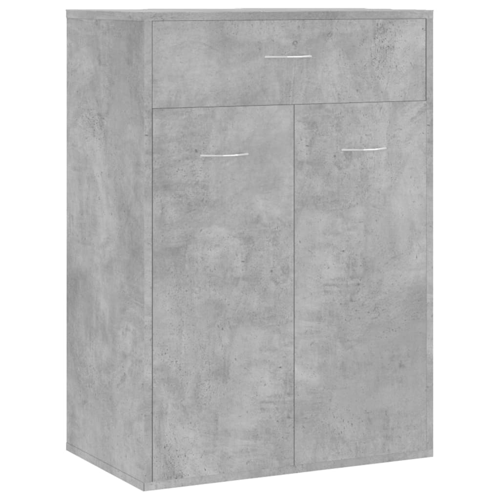 Ormarić za cipele boja betona 60 x 35 x 84 cm konstruirano drvo